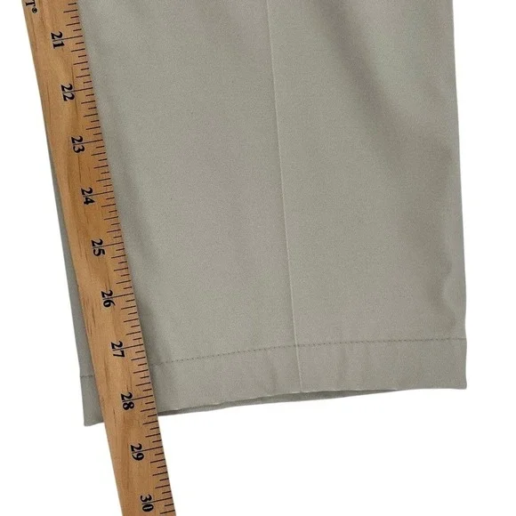 Brooks Brothers Clark Advantage Chino Pants Khaki Tan Mens 33x30* Stretch Cotton - Picture 7 of 9